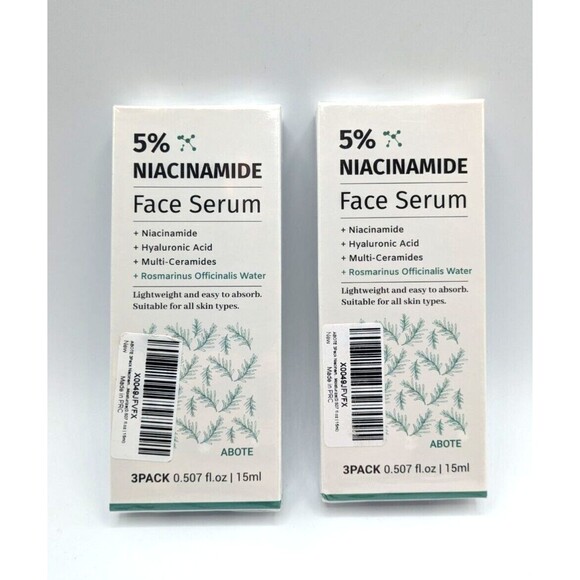 2 Boxes- 5% Niacinamide Serum with 4% Rosemary Extracts - Deep Hydration Skin- 6 - Picture 1 of 7
